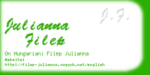 julianna filep business card